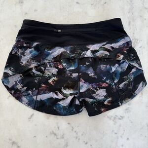 Lululemon Athletica Women's Athletic Shorts - Abstract Black